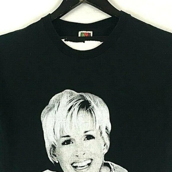 Vtg Lorrie Morgan Black Concert TShirt 1999 My Heart Tour Country Music Medium - Picture 5 of 10